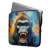 Housse Pour Ordinateur Portable Smiling gorilla (devant gauche)