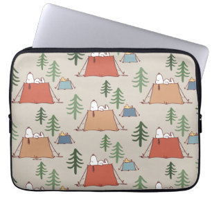 Housse Pour Ordinateur Portable Snoopy & Woodstock Go Camping Motif