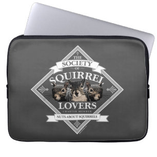 Housse Pour Ordinateur Portable Société des amoureux des écureuils - drôle d'écure