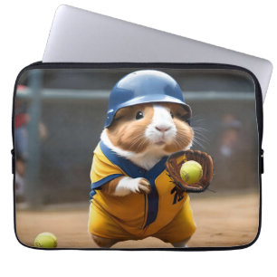 Housse Pour Ordinateur Portable Softball Superstar : Le grand jeu du Cochon de Gui