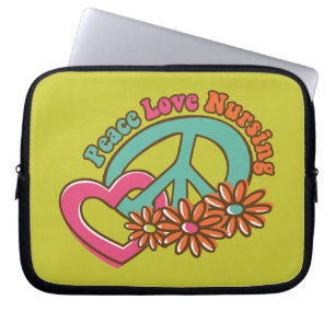Housse Pour Ordinateur Portable Soins d'amour de paix
