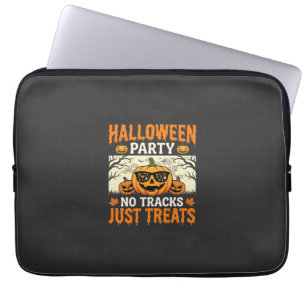 Housse Pour Ordinateur Portable Soirée Halloween Sans Pistes Juste Des Friandises