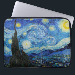 Housse Pour Ordinateur Portable Soirée Van Gogh Starry. Impressionnisme art vintag<br><div class="desc">Manche portable Van Gogh "The Starry Night".</div>