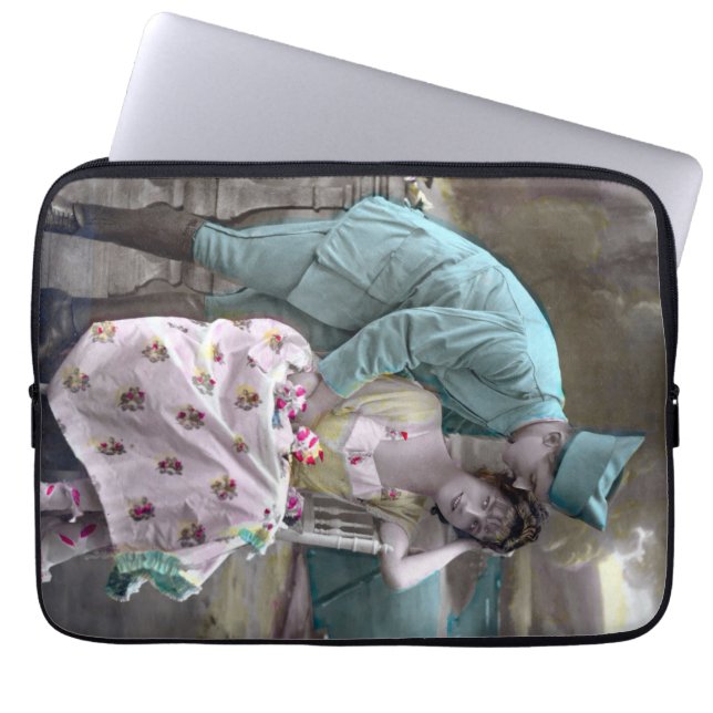 Housse Pour Ordinateur Portable Soldat et amoureux (Devant)