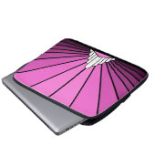 Housse Pour Ordinateur Portable Soleil Art déco rose (Devant bas)