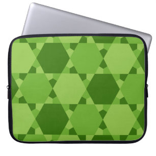 Housse Pour Ordinateur Portable Solomon Seal Star de David Illusion Optique