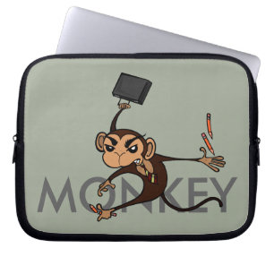 HOUSSE POUR ORDINATEUR PORTABLE SOMMEIL D'ORDINATEUR PORTABLE MONKEY