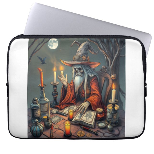 Housse Pour Ordinateur Portable sorcière magique (Devant)
