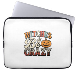 Housse Pour Ordinateur Portable Sorses Sois Fou Création De Chemise Halloween Vint