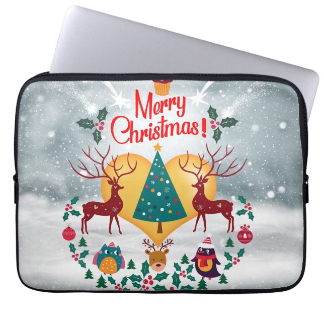 Housse Pour Ordinateur Portable Soul de Noël (Devant)