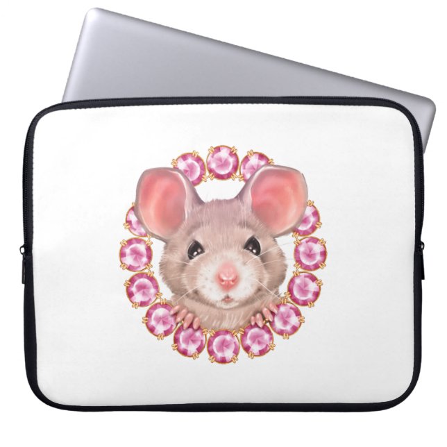 Housse Pour Ordinateur Portable Souris (Devant)