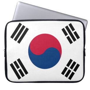 Housse Pour Ordinateur Portable South Korea flag