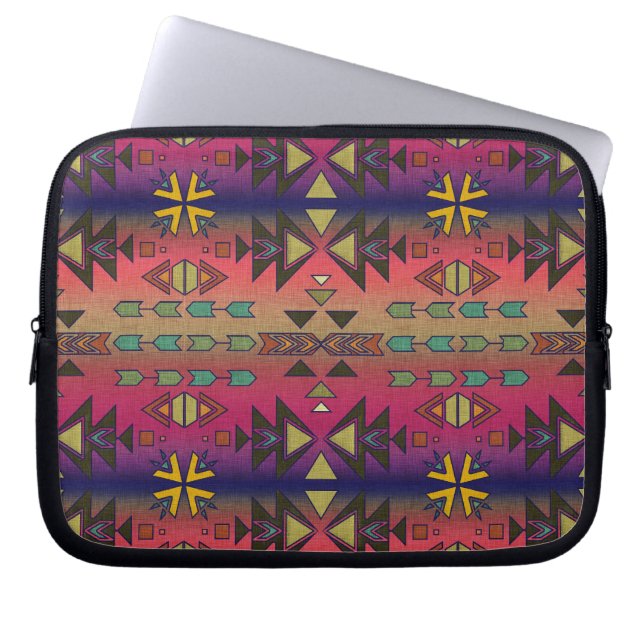 Housse Pour Ordinateur Portable Southwestern Skies Soirée Gradient Belle (Devant)