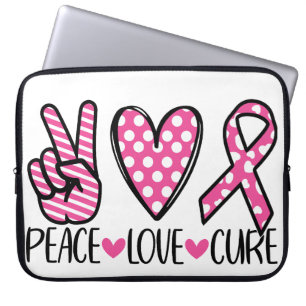 HOUSSE POUR ORDINATEUR PORTABLE SOUTIEN ET SENSIBILISATION AU CANCER DU SEIN