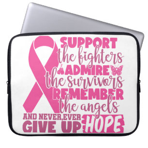 HOUSSE POUR ORDINATEUR PORTABLE SOUTIEN ET SENSIBILISATION AU CANCER DU SEIN
