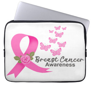 HOUSSE POUR ORDINATEUR PORTABLE SOUTIEN ET SENSIBILISATION AU CANCER DU SEIN