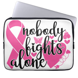 HOUSSE POUR ORDINATEUR PORTABLE SOUTIEN ET SENSIBILISATION AU CANCER DU SEIN