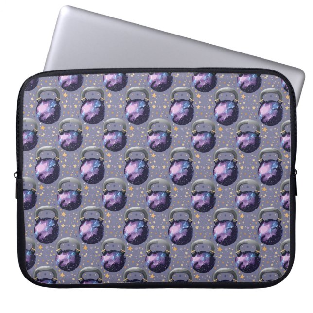Housse Pour Ordinateur Portable Space Galaxy Kettlebell (Devant)