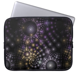 Housse Pour Ordinateur Portable Sphère fractale Art Mandala Universe
