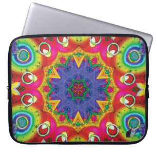 Housse Pour Ordinateur Portable Spores Kaleidoscope
