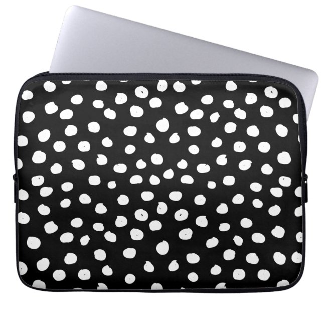 Housse Pour Ordinateur Portable Spots d'astuces bleues (Devant)