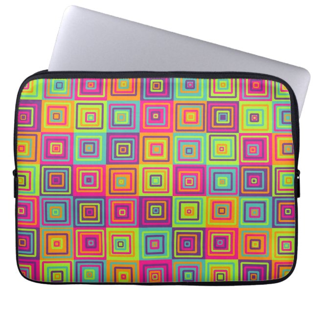 Housse Pour Ordinateur Portable Squares (Devant)