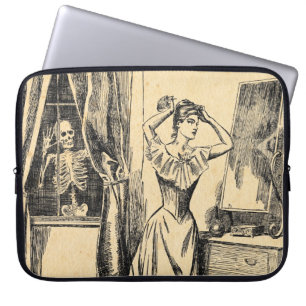 Housse Pour Ordinateur Portable Squelette remarquant sur Madame victorienne
