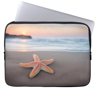 Housse Pour Ordinateur Portable Starfish Lying on a Beach