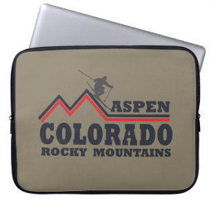 Housse Pour Ordinateur Portable Station de ski d'Aspen Colorado