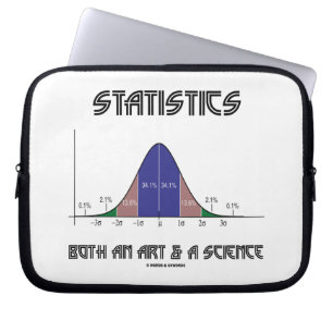 Housse Pour Ordinateur Portable Statistiques un art et la Science (courbe de Bell)