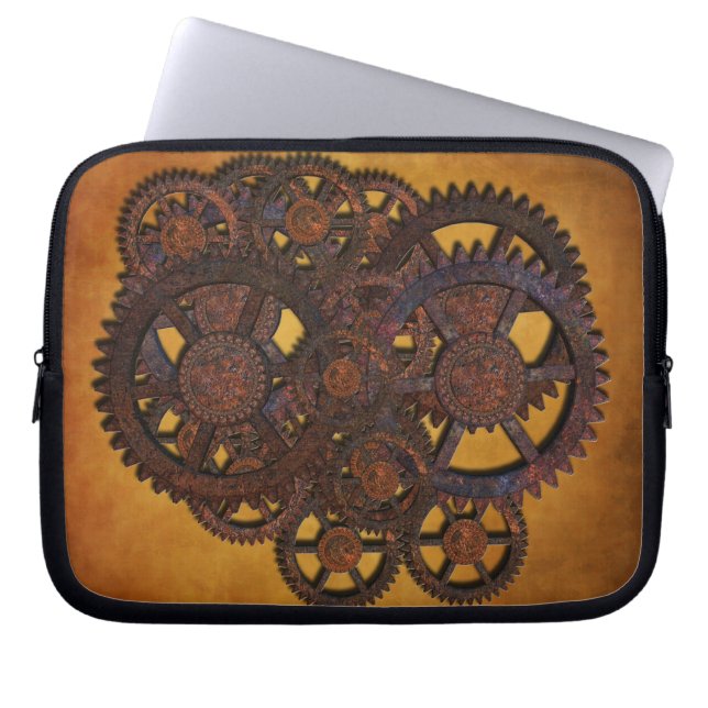 Housse Pour Ordinateur Portable Steampunk Rusty (Devant)