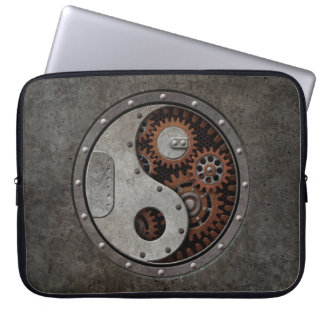 Housse Pour Ordinateur Portable Steampunk Yin Yang