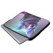 Housse Pour Ordinateur Portable Strelka - le chien spatial soviétique (Devant bas)