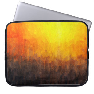 Housse Pour Ordinateur Portable Structure numérique de la peinture. vintag art Abs