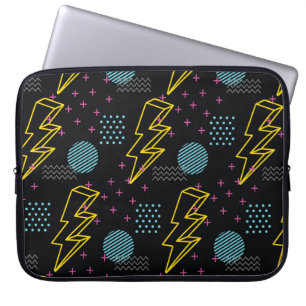 Housse Pour Ordinateur Portable Style années 90 : motif abstrait coloré