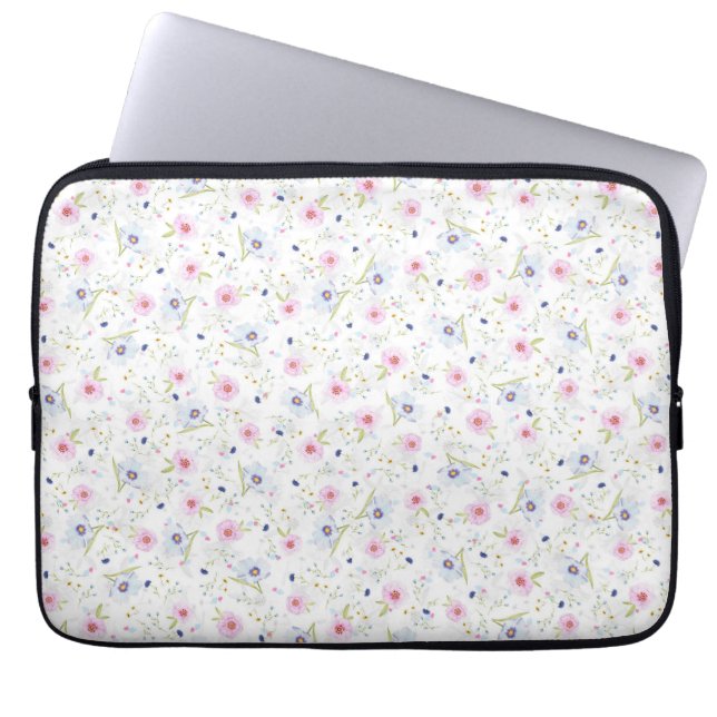 Housse Pour Ordinateur Portable Style de fleurs (Devant)