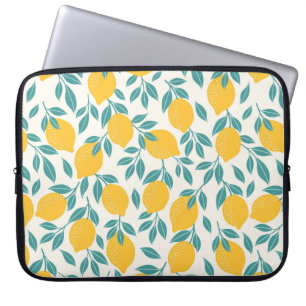 Housse Pour Ordinateur Portable Sucré Branches de citron Motif