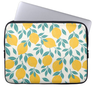 Housse Pour Ordinateur Portable Sucré Branches de citron Motif