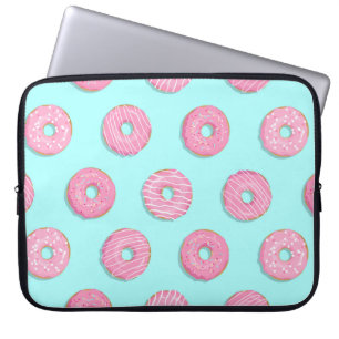 Housse Pour Ordinateur Portable Sugar Sweet Pink Glazed Donuts