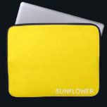 Housse Pour Ordinateur Portable Sunflower jaune Nom de la couleur<br><div class="desc">Sunflower jaune</div>