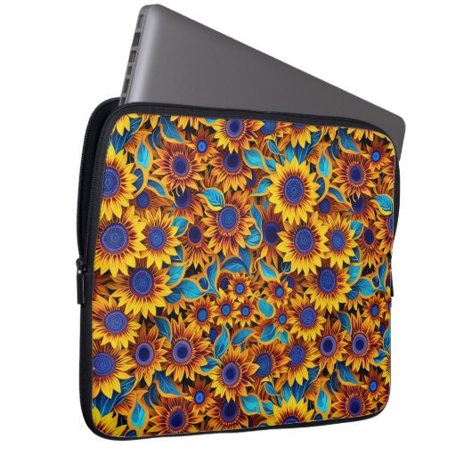 Housse Pour Ordinateur Portable Sunflower Laptop Bag (Devant droit)
