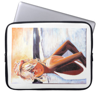 Housse Pour Ordinateur Portable Sunset Beach Girl