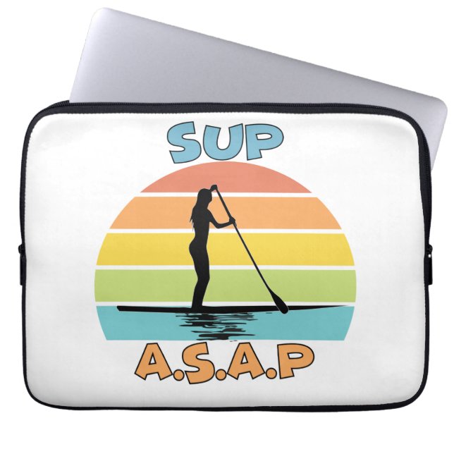 Housse Pour Ordinateur Portable SUP ASAP Stand Up Paddling (Devant)