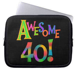 Housse Pour Ordinateur Portable Super 40 T-shirts et cadeaux d'anniversaire