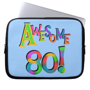 Housse Pour Ordinateur Portable Super 80 T-shirts et cadeaux d'anniversaire