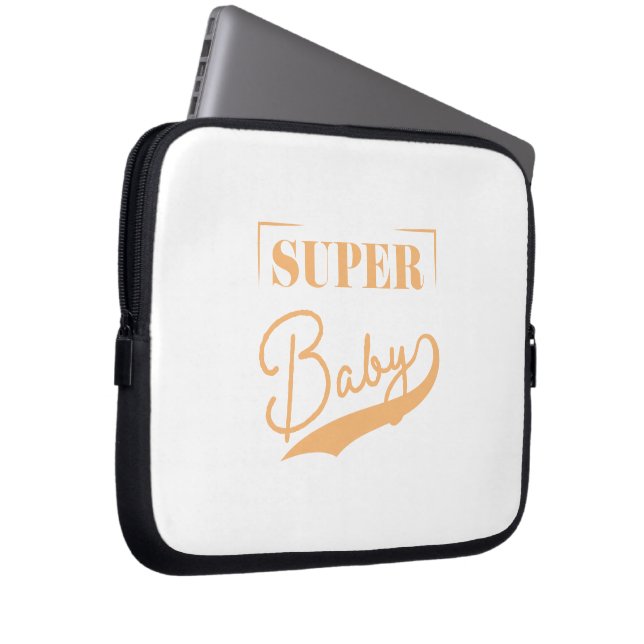 Housse Pour Ordinateur Portable Super bébé (Devant droit)