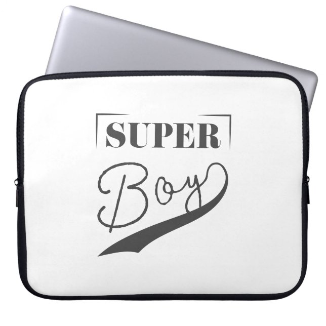 Housse Pour Ordinateur Portable Super Boy (Devant)
