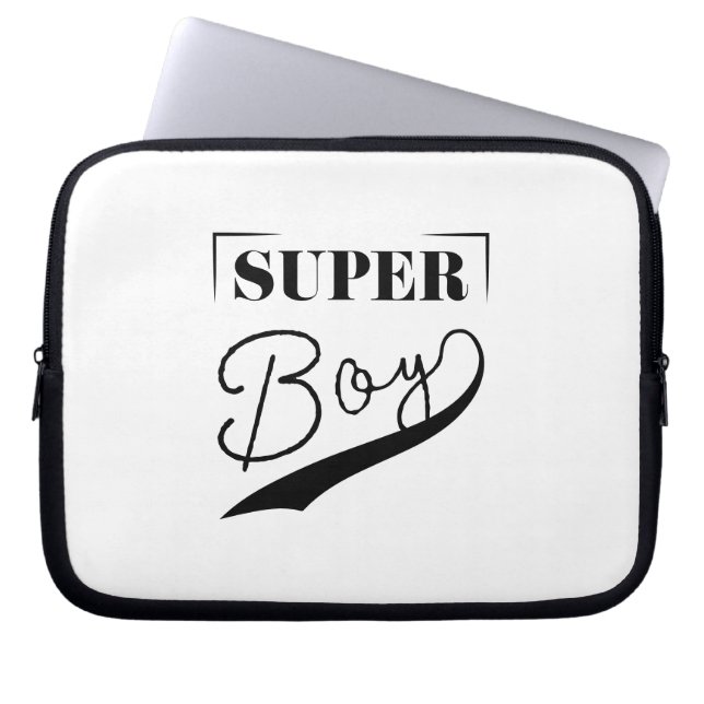 Housse Pour Ordinateur Portable Super Boy (Devant)