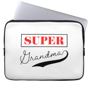 Housse Pour Ordinateur Portable Super grand-mère