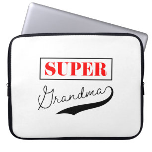 Housse Pour Ordinateur Portable Super grand-mère